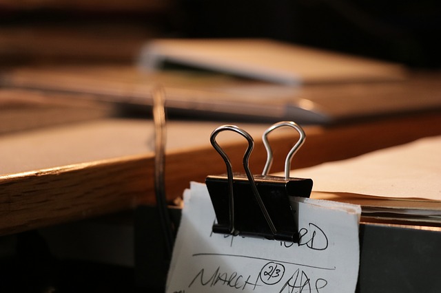 desk with post it notes on summer jobs