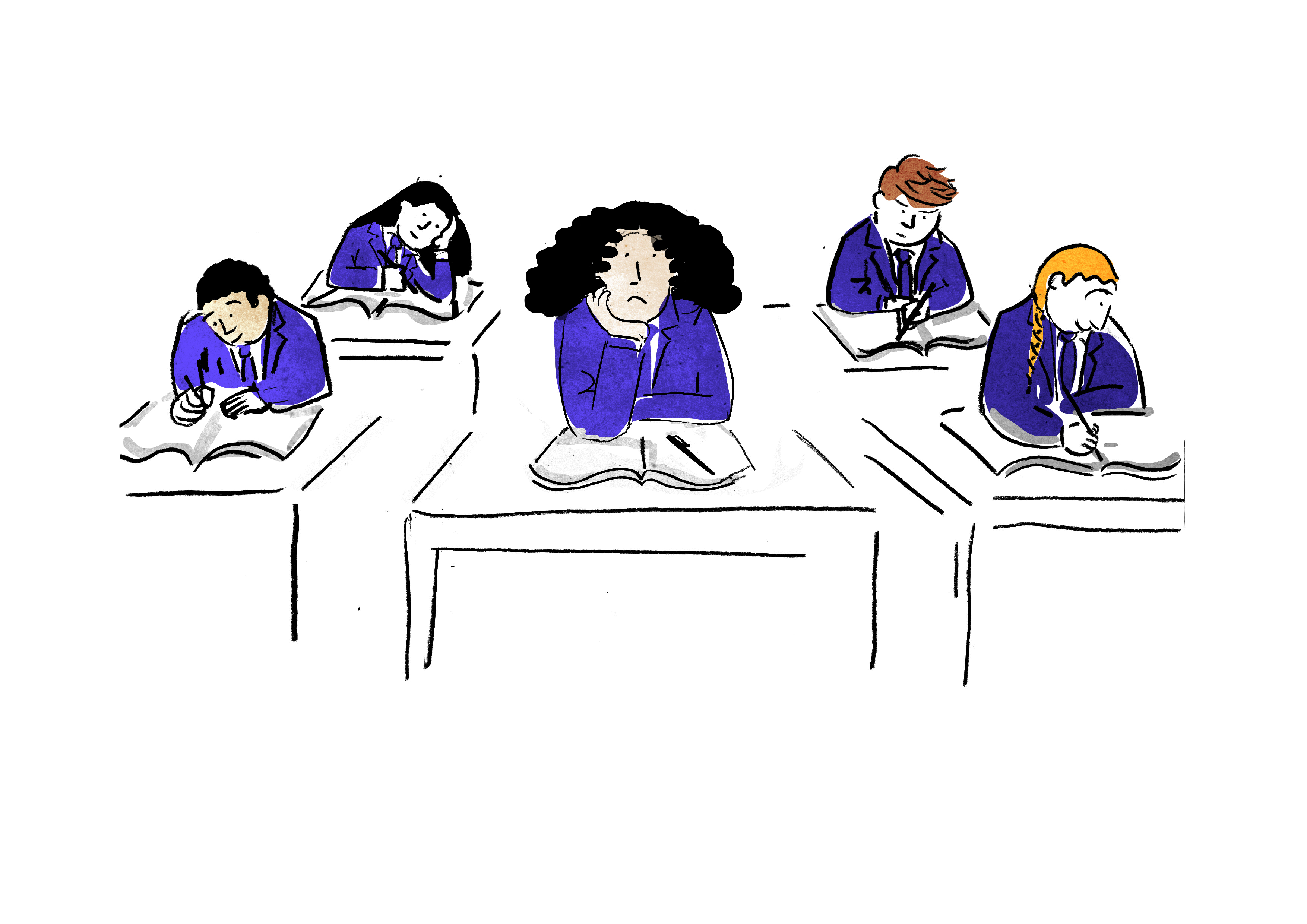 illustration-schoolkids-at-desks