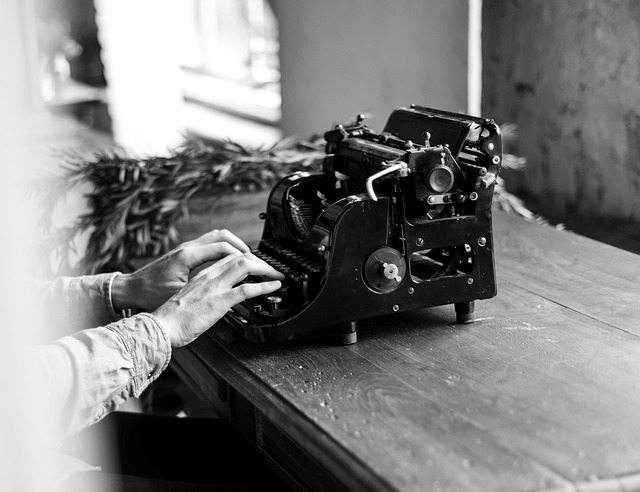 typewriter typing books for teens