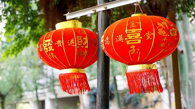 Chinese new year lanterns