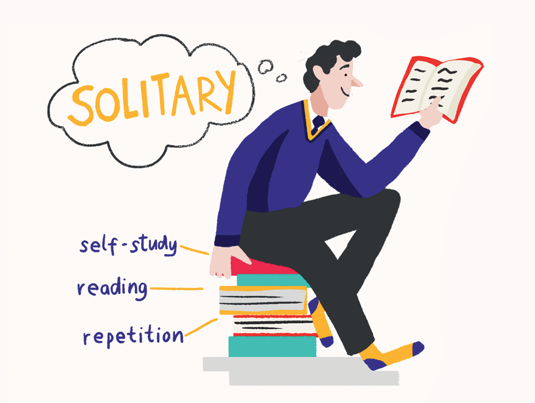 illustration-solitary-learner