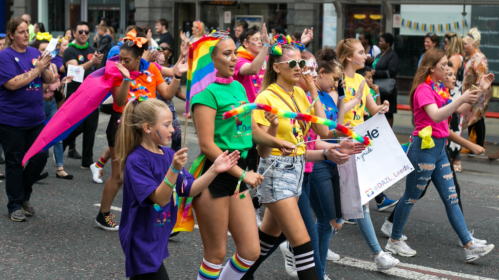 Leeds pride parade